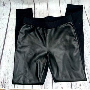 💛 Black Leather Leggings